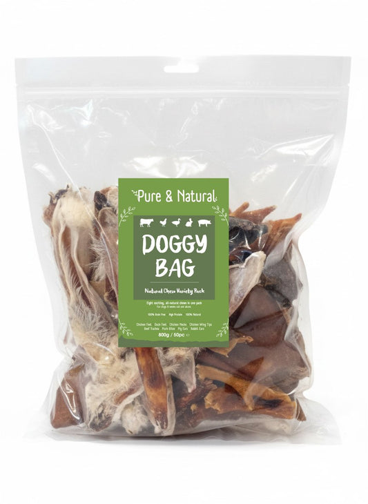 Pure & Natural Doggy Bag Natural Chew Variety Pack