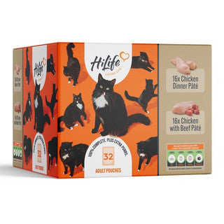 HiLife Cat Chicken Pouch 32Pk x 70g