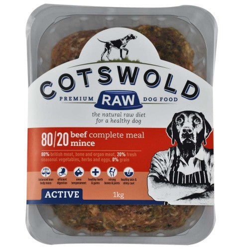 Cotswold Raw 80/20 Adult Beef Mince 1kg
