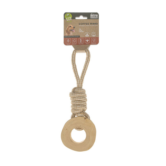 Miro & Makauri Coffee Wood  Chew & Tug Toy