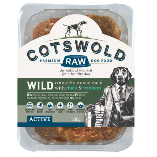 Cotswold Raw Wild Duck and Venison 1kg