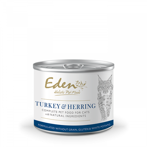Eden Turkey & Herring 200g Cat