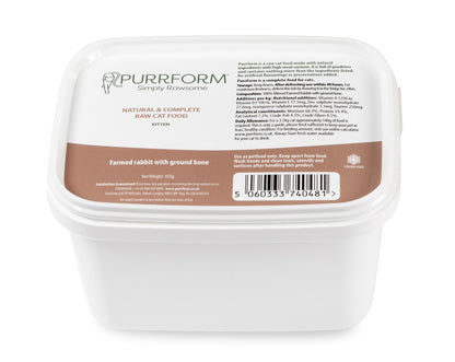 Purrform Rabbit and Bone Kitten 450g