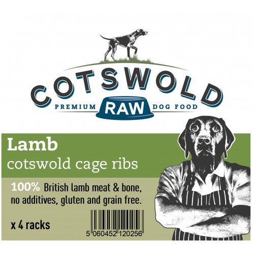 Cotswold Raw Lamb Cage Ribs 4pk