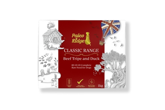 Paleo Ridge Beef Tripe and Duck 1kg