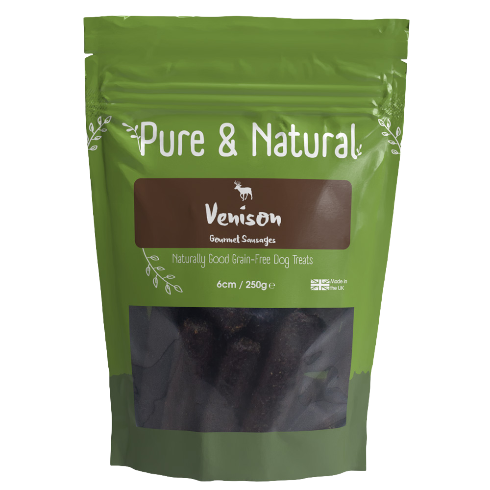 Pure & Natural PN872 Venison Gourmet Sausages 6cm