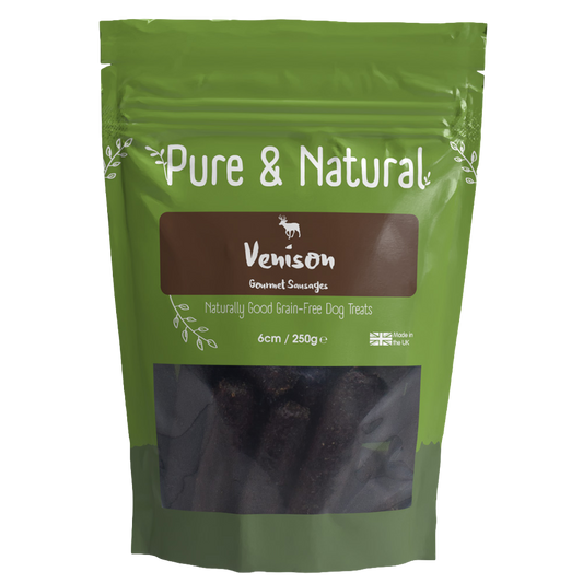 Pure & Natural PN872 Venison Gourmet Sausages 6cm