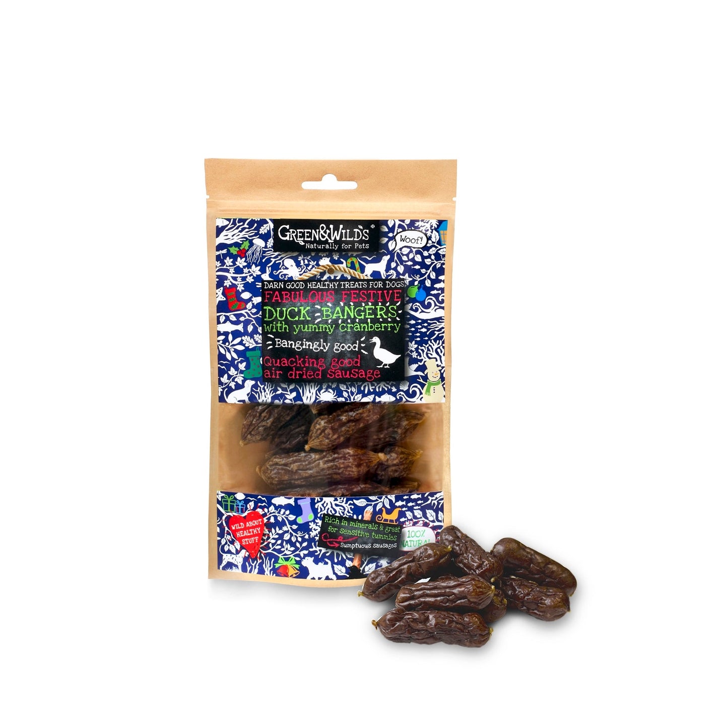 Green & Wilds Duck & Cranberry Christmas Bangers 7