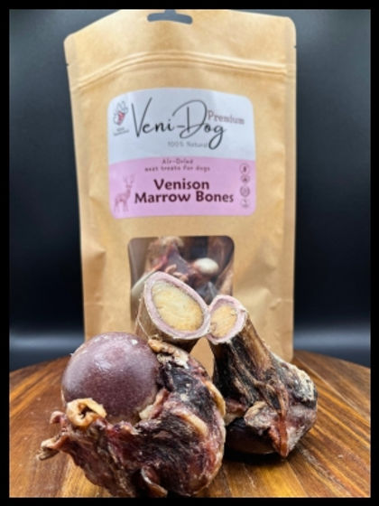 Veni-Dog 2 x Venison Marrow Bones