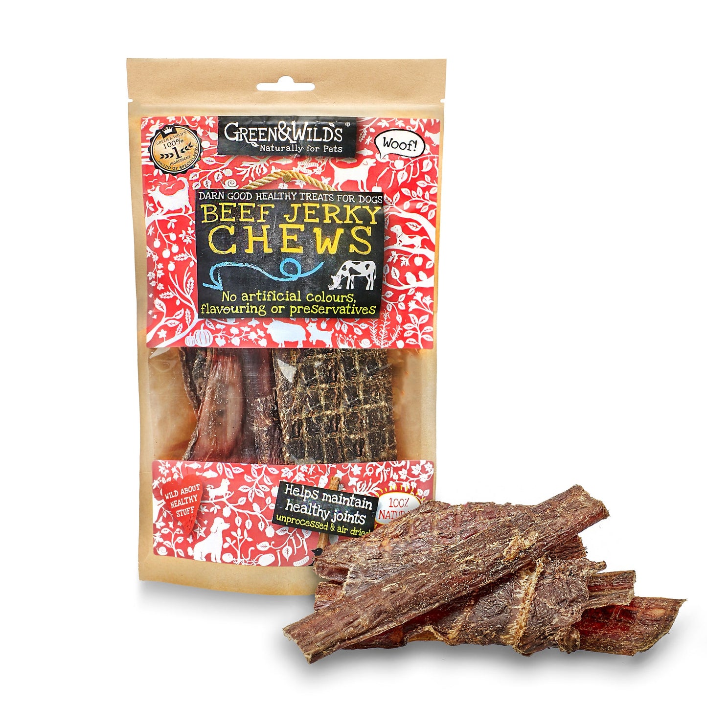 Green & Wilds Beef Jerky Chews