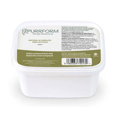 Purrform Chicken,Bone,Liver,Gizzard 450g