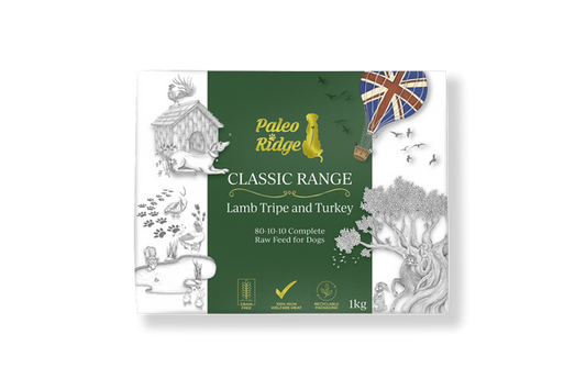 Paleo Ridge Lamb Tripe and Turkey 1kg