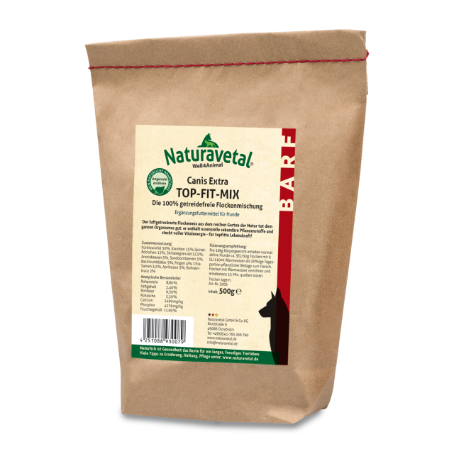 Naturavetal Canis plus top-fit mix flakes