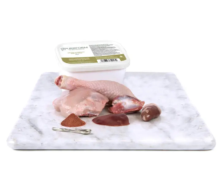 Purrform Chicken,Bone,Liver,Gizzard 450g
