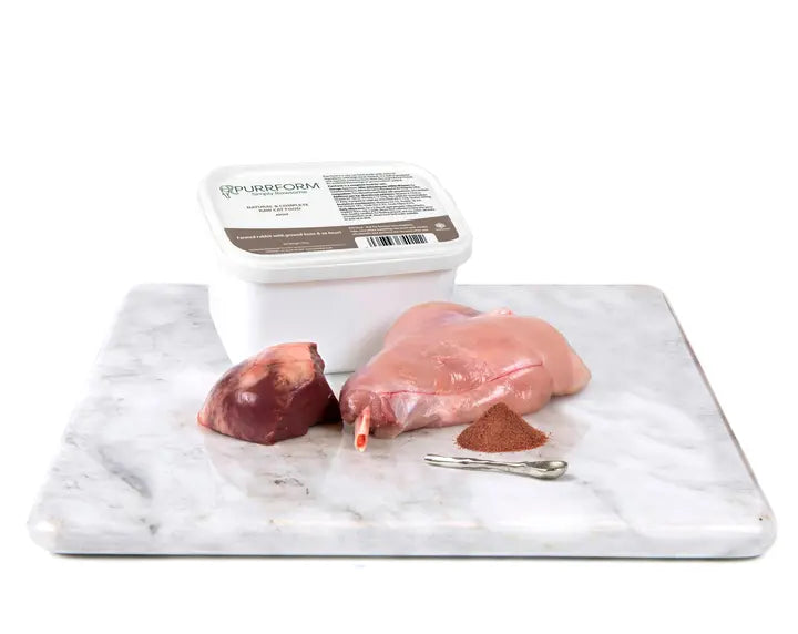Purrform Rabbit, Bone & Ox Heart 450g