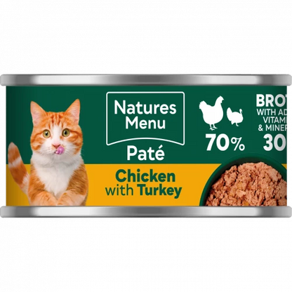 Natures Menu Chicken Turkey Cat Tin 85g