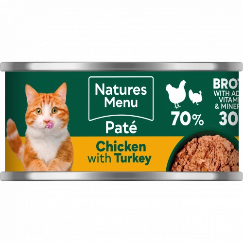 Natures Menu Chicken Turkey Cat Tin 85g