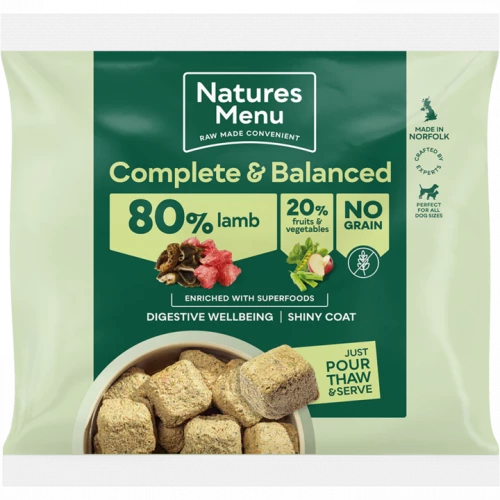 Natures Menu Lamb Nuggets 80/20 1kg