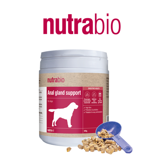 Nutrabio - Anal gland support for dogs 400g (previously Nutrafibre)