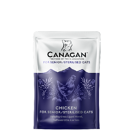 Canagan Senior & Sterilised Free Run Chicken Cat Pouches