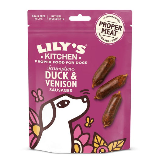 Lilys Kitchen Duck and Venison Sausages