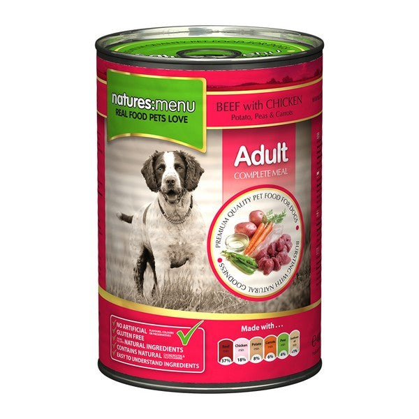 Natures Menu Beef with Chicken for Adult Dogs 400g