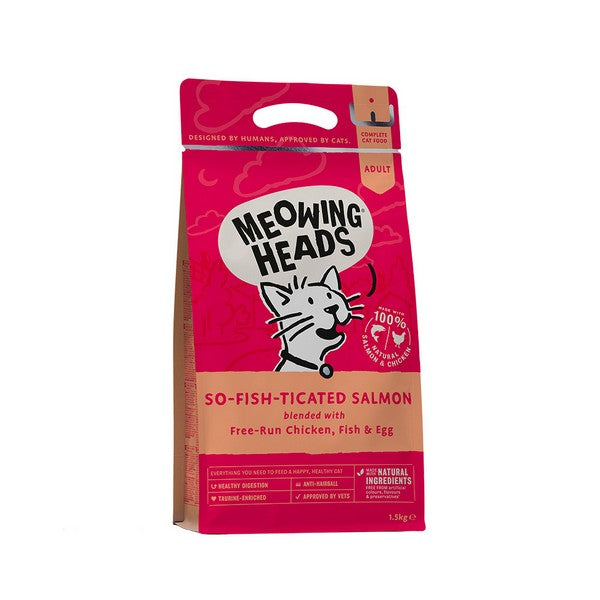 Meowing Heads Salmon Dry 1.5kg
