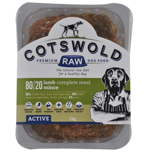 Cotswold Raw 80/20 Adult Lamb 1kg