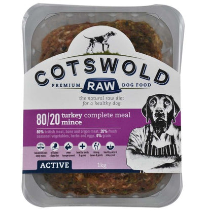 Cotswold Raw 80/20 Adult Turkey 1kg