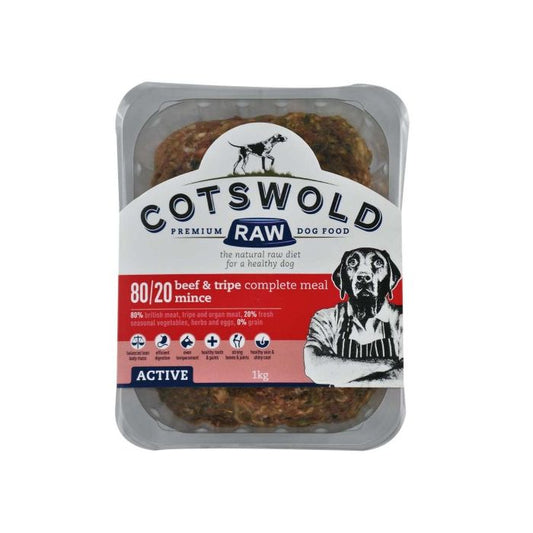 Cotswold Raw 80/20 Adult Beef and Tripe 1kg