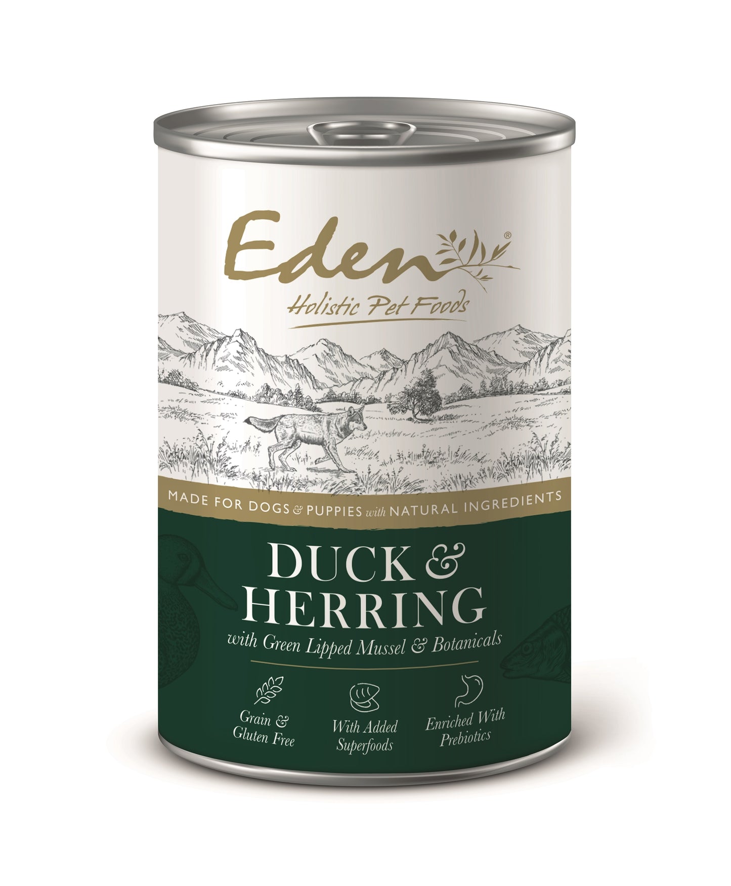 Eden Duck & Herring 400g Dog