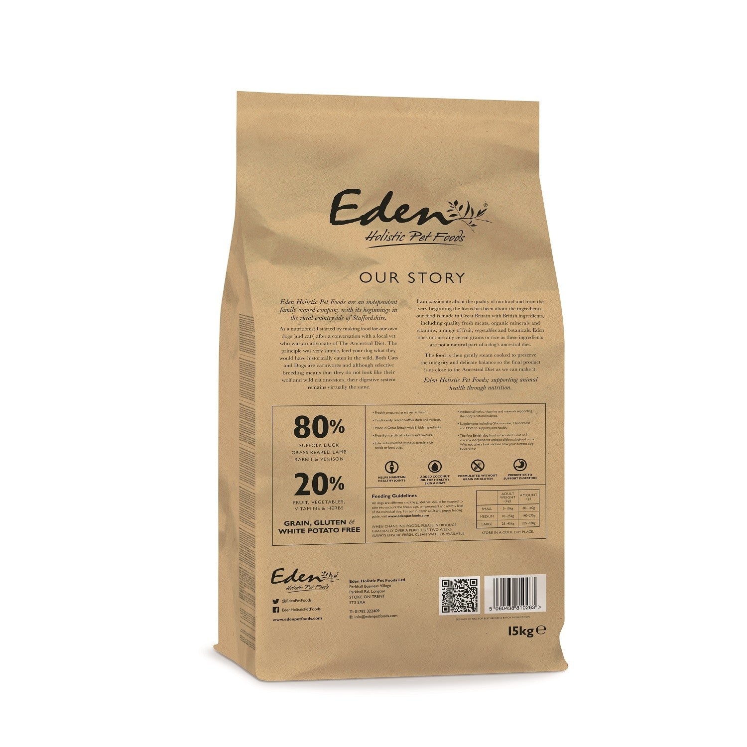 Eden dog 2024 food small kibble