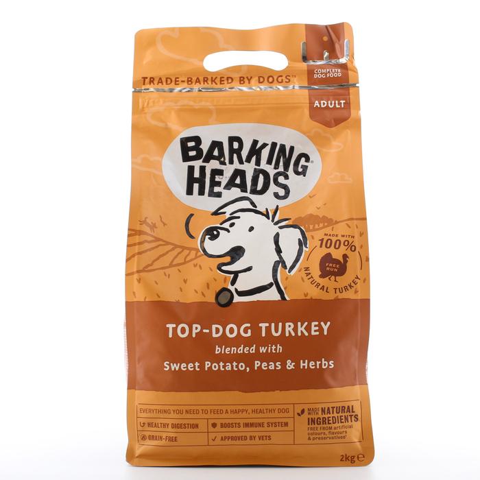 Barking Heads Top Dog Turkey 2kg