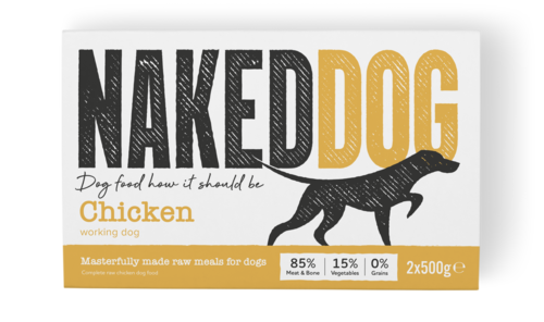 Naked Dog Raw Food - Chicken - 1kg Pack