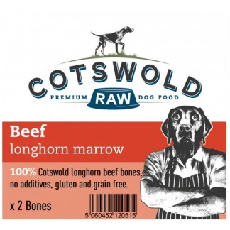 Cotswold Raw Beef Longhorn Marrow Bones