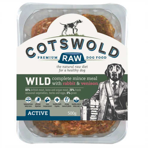 Cotswold Raw Wild Rabbit & Venison 500g