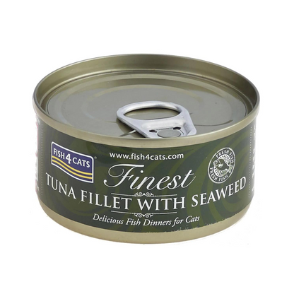 Fish4cats Tuna Fillet With Seaweed 70g