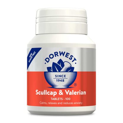Dorwest Scullcap and Valerian 100 Tablets