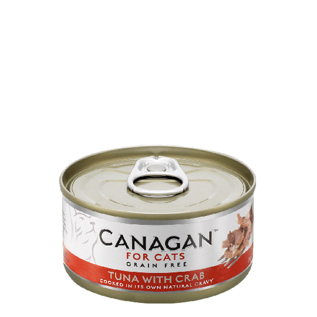 Canagan Tuna with Crab Wet Food for Cats and Kittens (75g Tins)