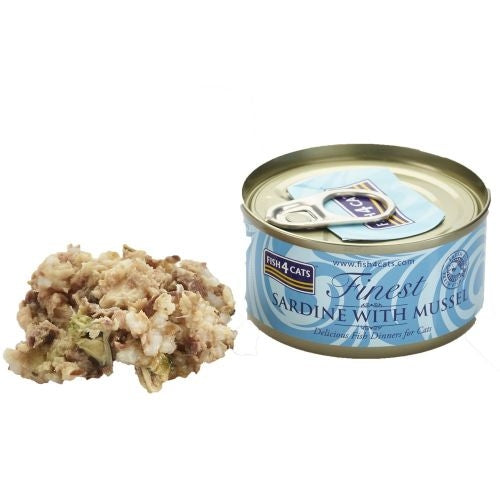 Fish4cats Sardine With Mussel 70g