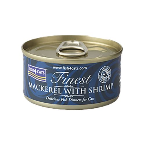 Fish4cats Mackerel with Shrimp 70g