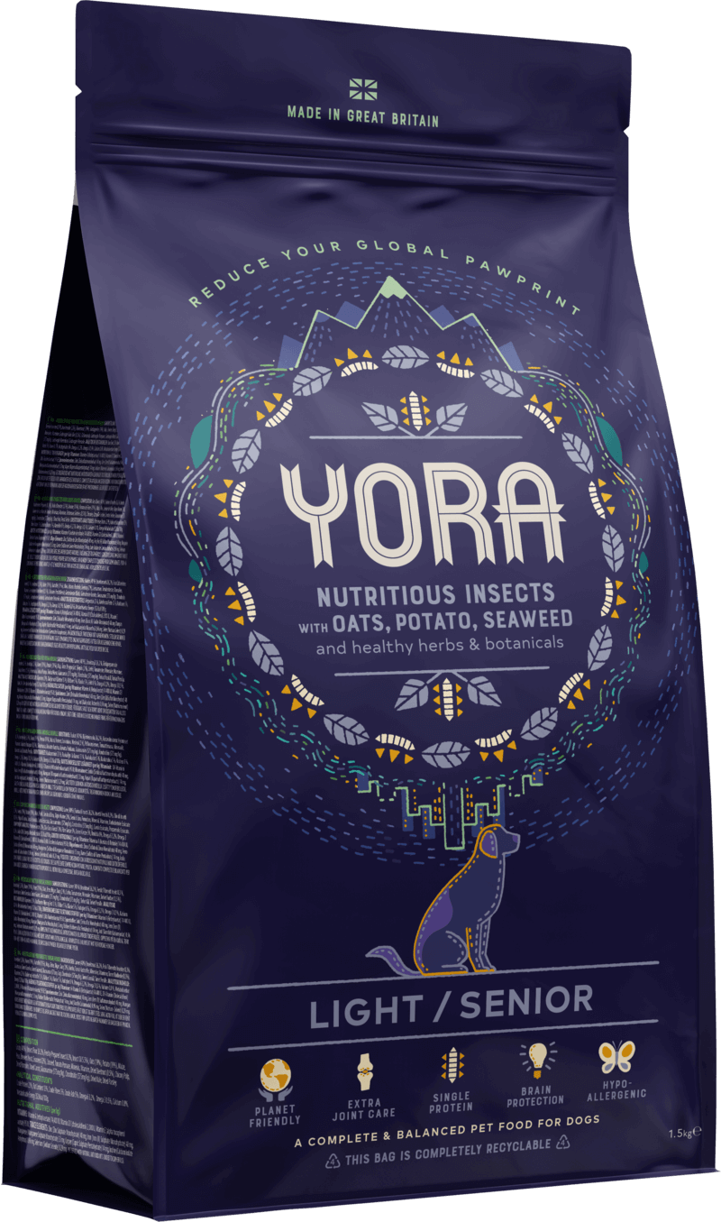 Yora Insect Based Dog Food - Light/Senior 12kg